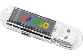LILYGO T-Dongle-C5 USB dongle with its color display