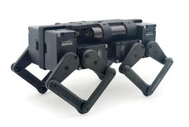 Q8botOne palm-sized quadruped robot
