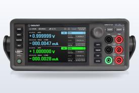 Siglent SMM3000X series source-measure unit with its 5-inch touchscreen