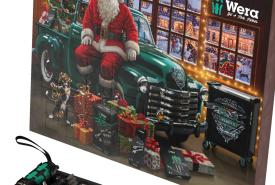 Wera 2026 Advent calendar box with a holiday illustration