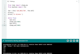 Using the MicroPython REPL on Arduino cover image