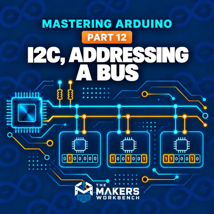 Mastering Arduino Part 12: I2C, Addressing a Bus card (square)