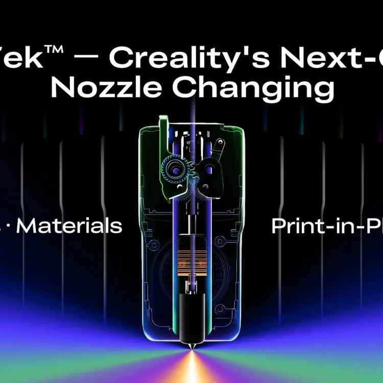 Official Creality image for the K3 with KliTek announcement