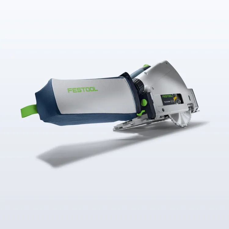 Festool TSC 55 KS cordless track saw on a guide rail