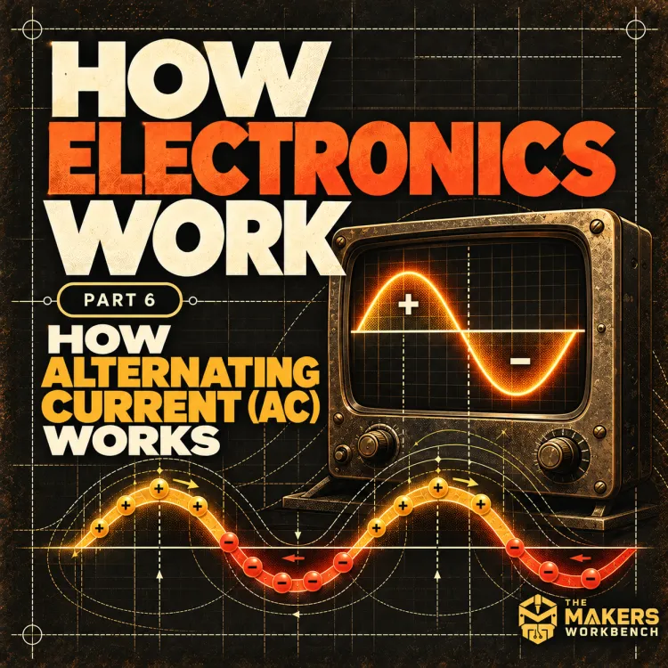 How Alternating Current (AC) Works: Mastering Fundamental Electronics Part 06 card (square)