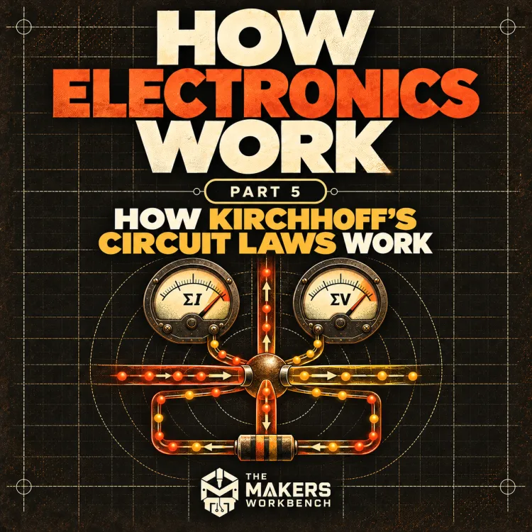 How Kirchhoff's Circuit Laws Work card (square)