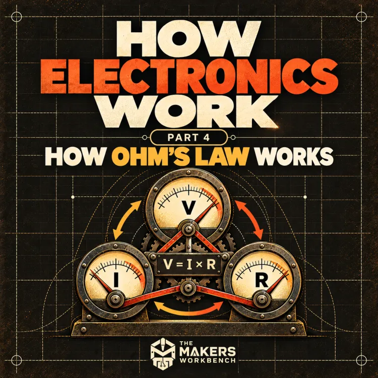 How Ohm's Law Works card (square)