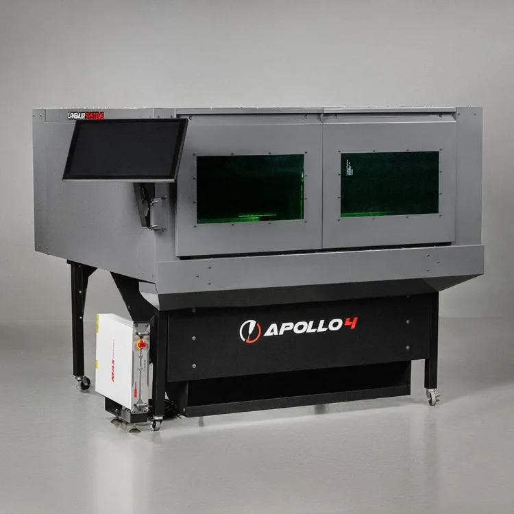 Langmuir Systems Apollo 4 CNC fiber laser in a studio