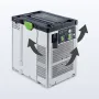 Festool SYS-AIR air filter in a Systainer next to a CT dust extractor