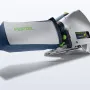 Festool TSC 55 KS cordless track saw on a guide rail
