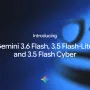 Google's title card for Gemini 3.6 Flash, 3.5 Flash-Lite, and 3.5 Flash Cyber