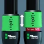 Wera Click-Torque Lock handle with the green collar raised to show the red Torque OFF band